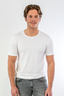 Herren Basic T-Shirt , WHITE, M 